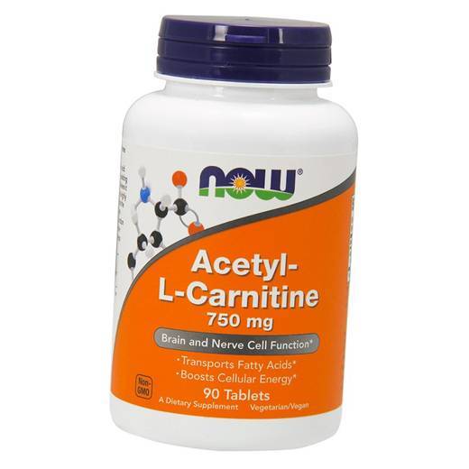 

Acetyl-L-Carnitine 750 Now Foods 90таб (02128014)