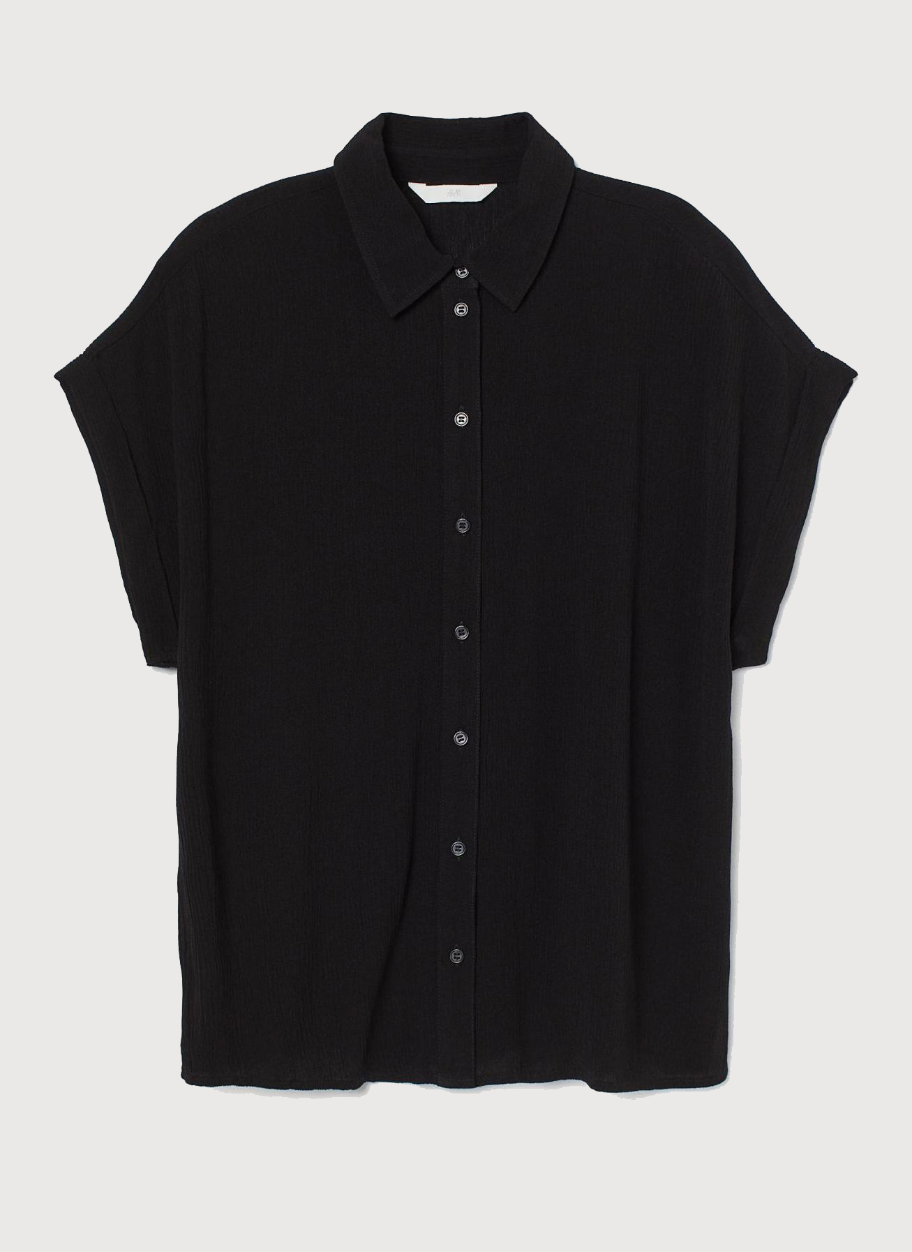 

Рубашка H&M 1202-8715212 XS Черная