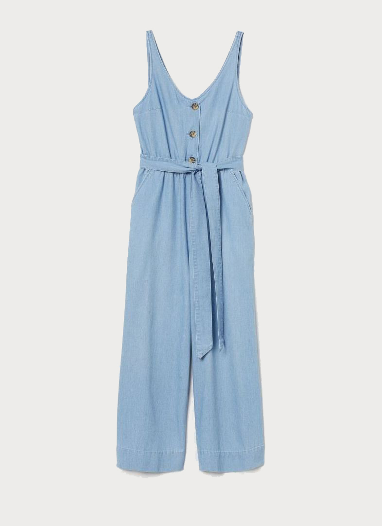 

Комбинезон джинсовый H&M 1203-8963382 S Голубой