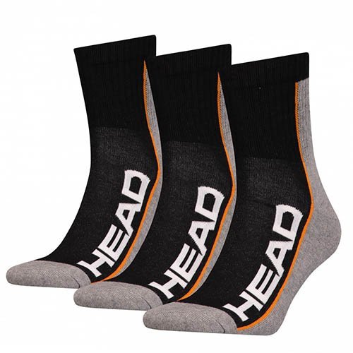 

Head Носки Performance Short Crew 781010001 39-42 Серо-черный