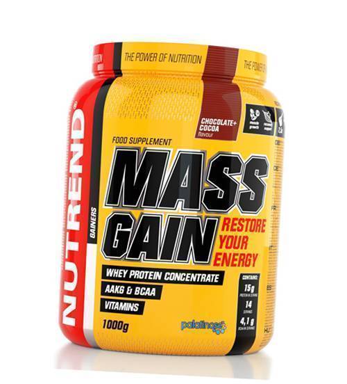 

Mass Gain Nutrend 1000г Шоколад-какао (30119002)
