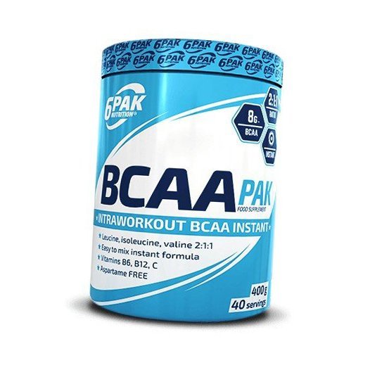 

Комплекс важнейших аминокислот ВСАА, BCAA Pak, 6Pak 400г Личи-виноград (28350001)