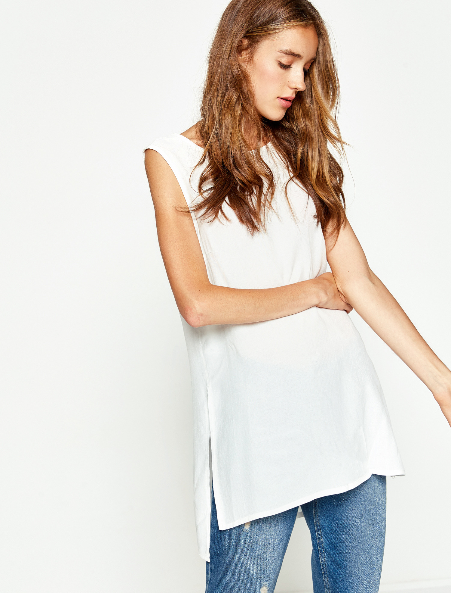 

Топ Koton 8KAK38768PW-001 34 Off White