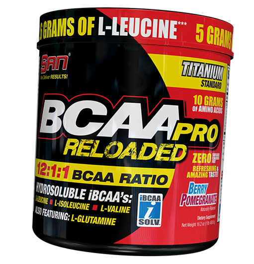

Аминокислотный Комплекс BCAA с Глютамином, BCAA Reloaded, San 114г Ягоды-гранат (28091003)