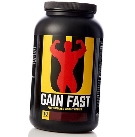 

Гейнер, Gain Fast 3100, Universal Nutrition 2300г Печенье-крем (30086001)