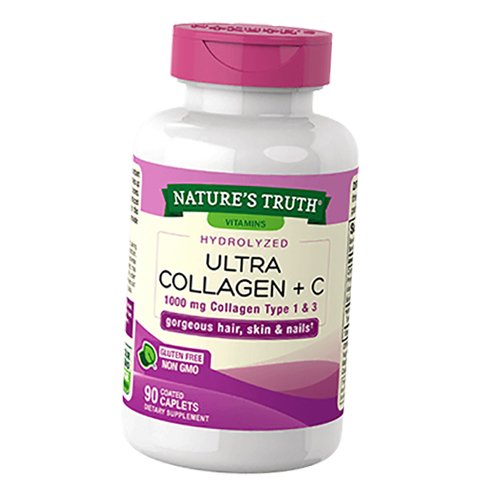 

Витамины Nature's Truth Hydrolyzed Collagen plus Vitamin C 90каплет (68509001)
