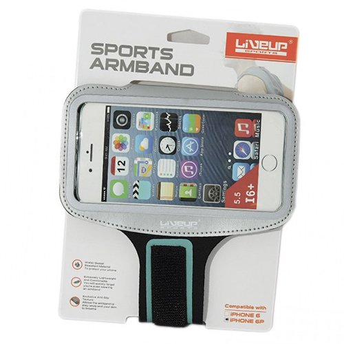 

Сумка LiveUp Чехол для телефона на руку Sports Armband LS3720B Черно-белый