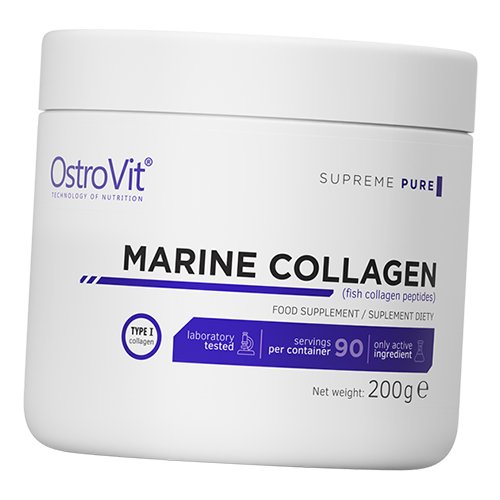 

Морской коллаген, Marine Collagen, Ostrovit 200г (68250004)