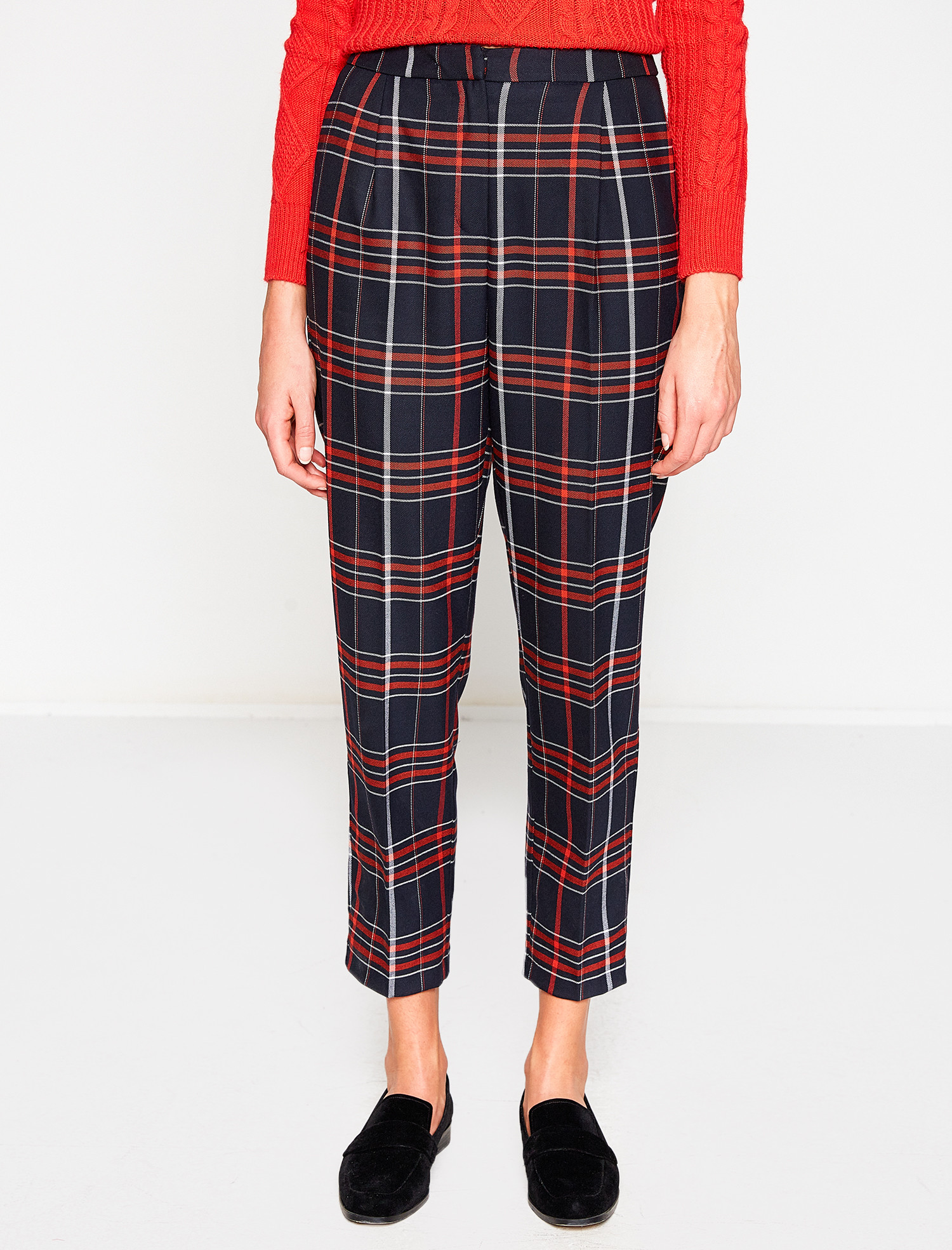 

Брюки Koton 8KAK42408UW-43Z 38 Red Stripe