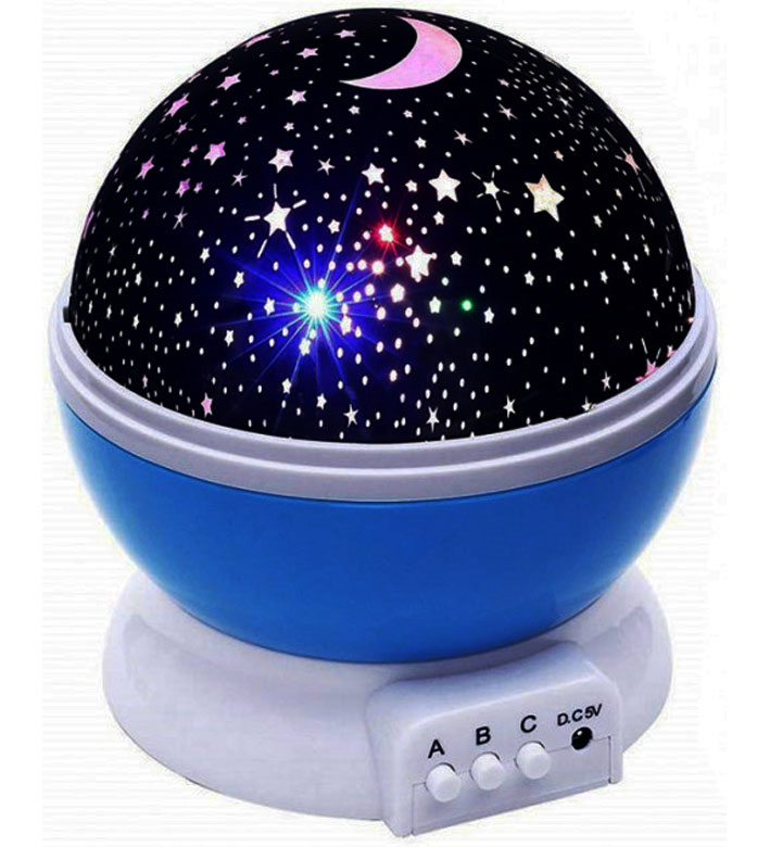 

Ночник проектор звездного неба Star Master Dream детский ночной светильник USB синий