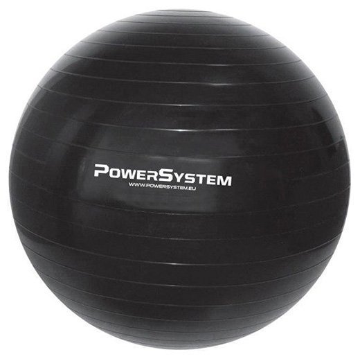 

Мяч для фитнеса и гимнастики PS-4018 Power System 85см Черный (56227050)