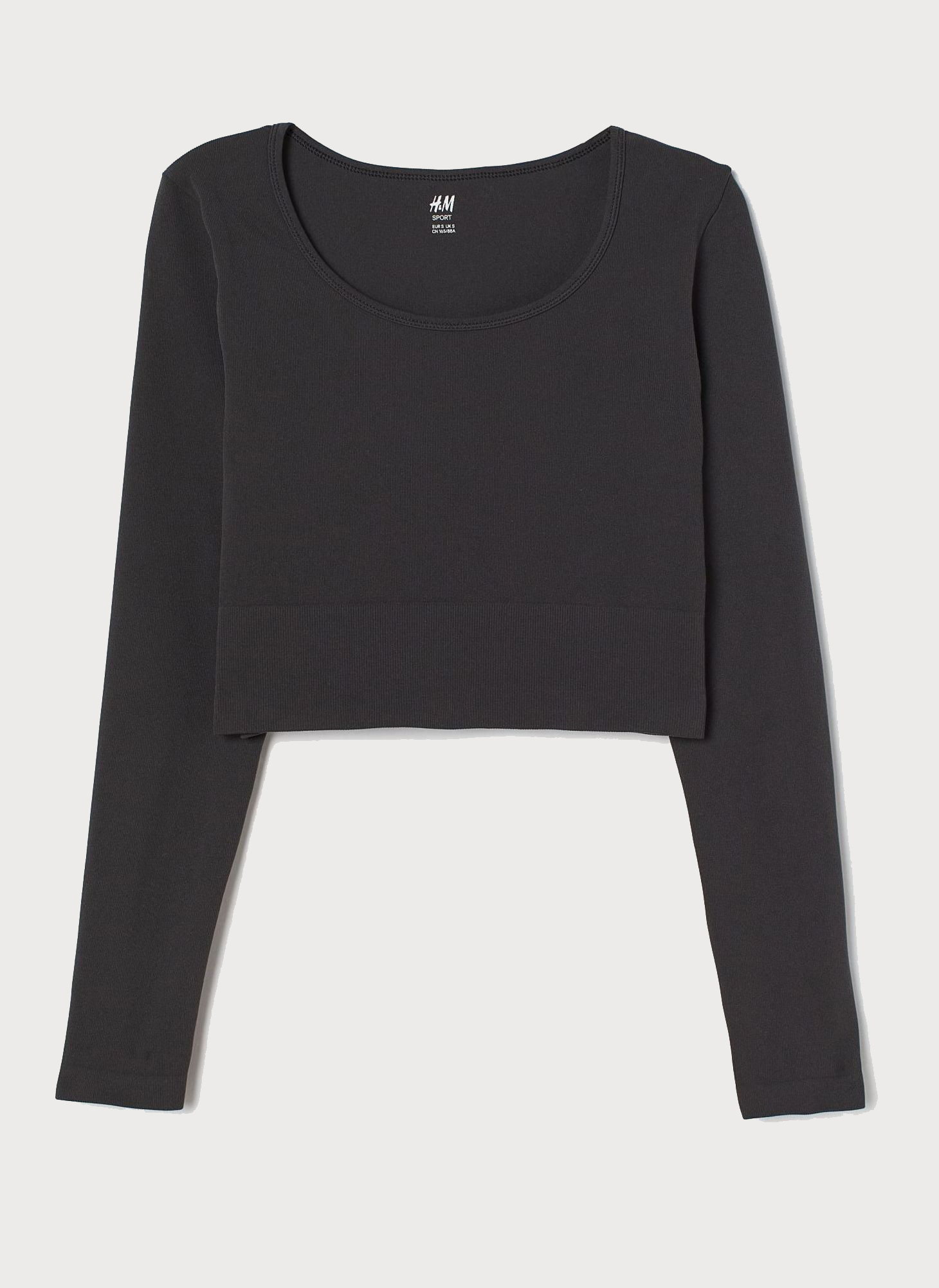 

Спортивный топ H&M 503-9152922  Темно-серый, Спортивный топ H&M 503-9152922 S Темно-серый