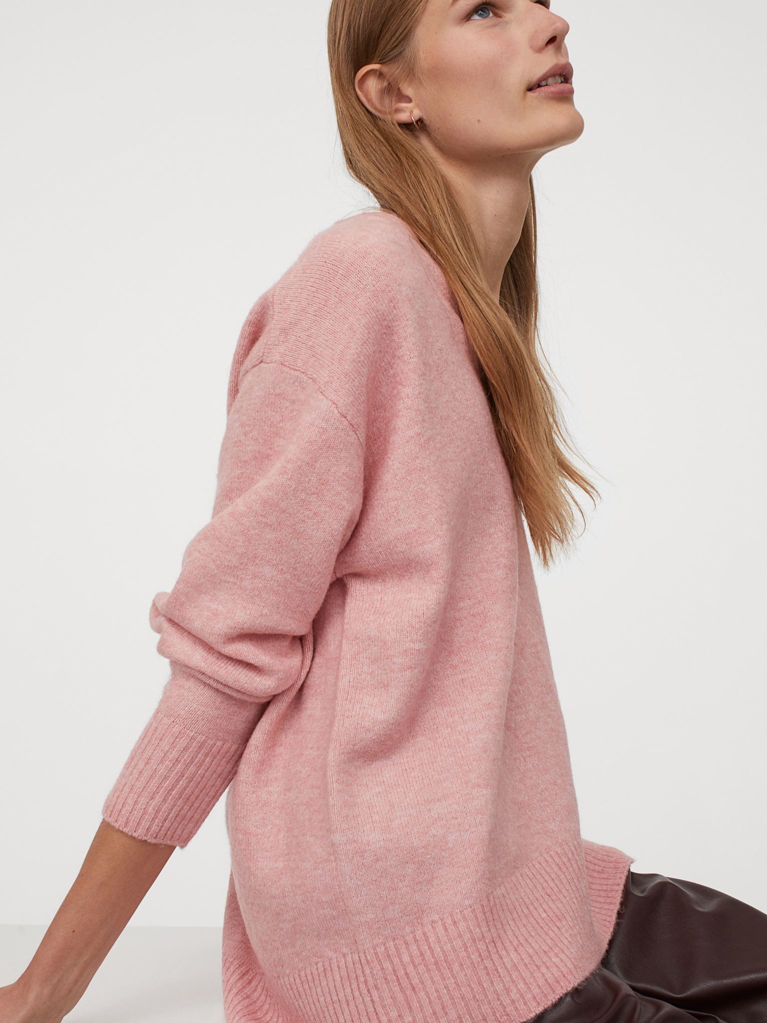 

Пуловер H&M 060863646 2XL Розовый