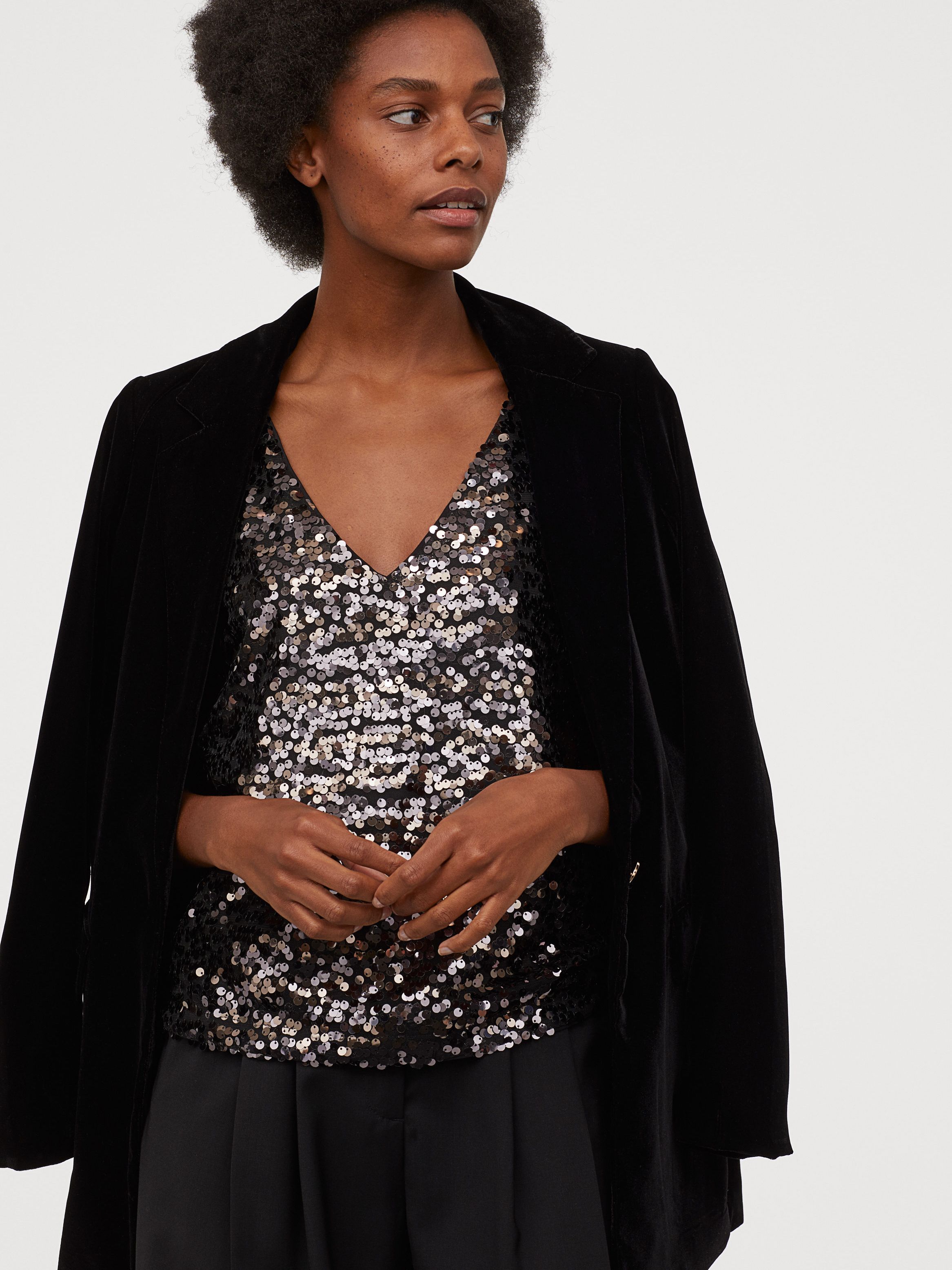 

Топ H&M 060820868  Черный, Топ H&M 060820868 XS Черный