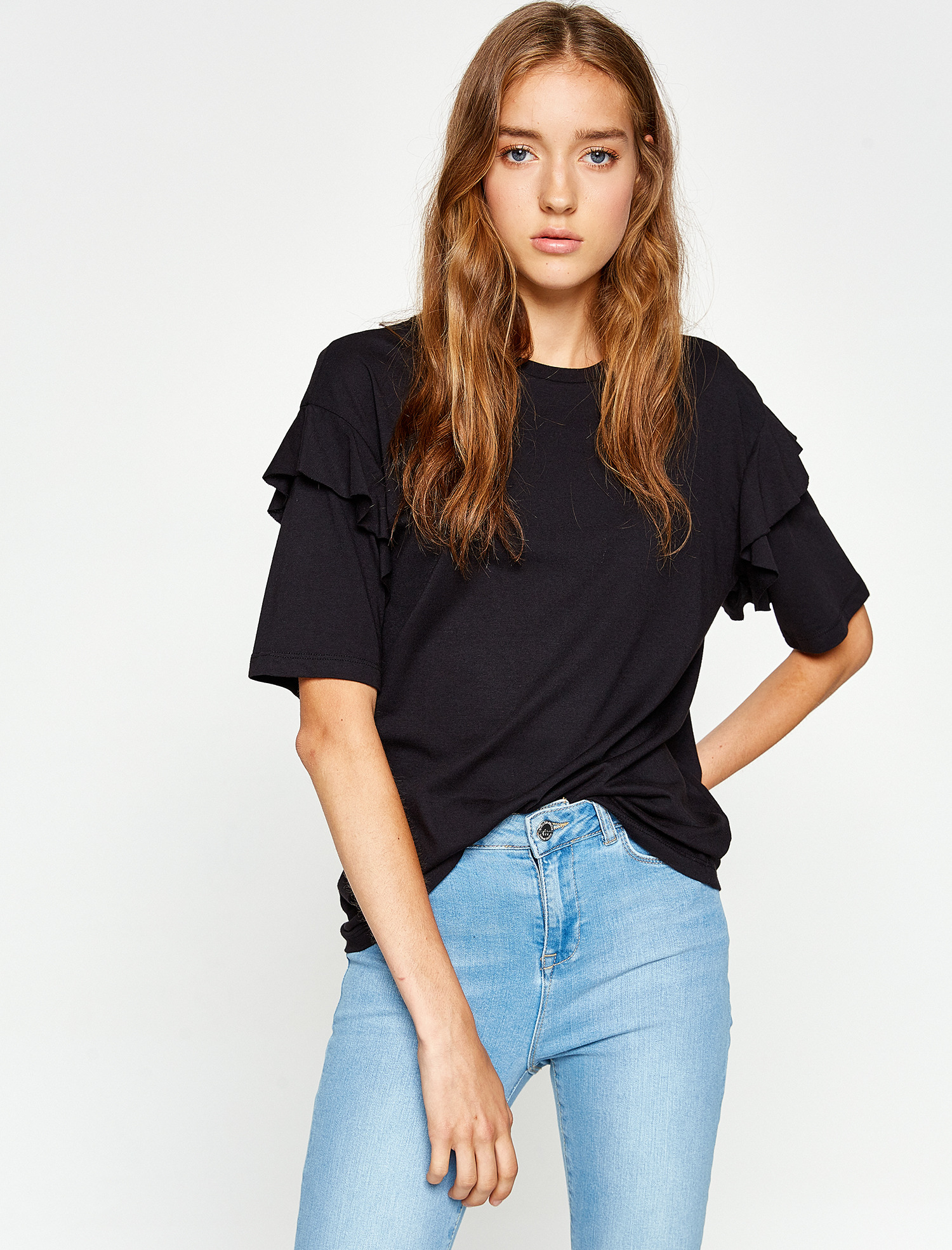 

Футболка Koton 8KAK13472OK-999 XL Black