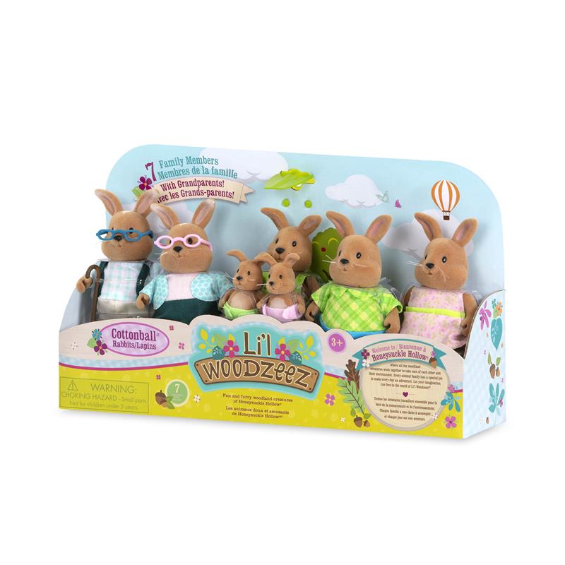 

Детский игровой набор Li`l Woodzeez Большая Семья Кроликов 7 единиц (6492D)