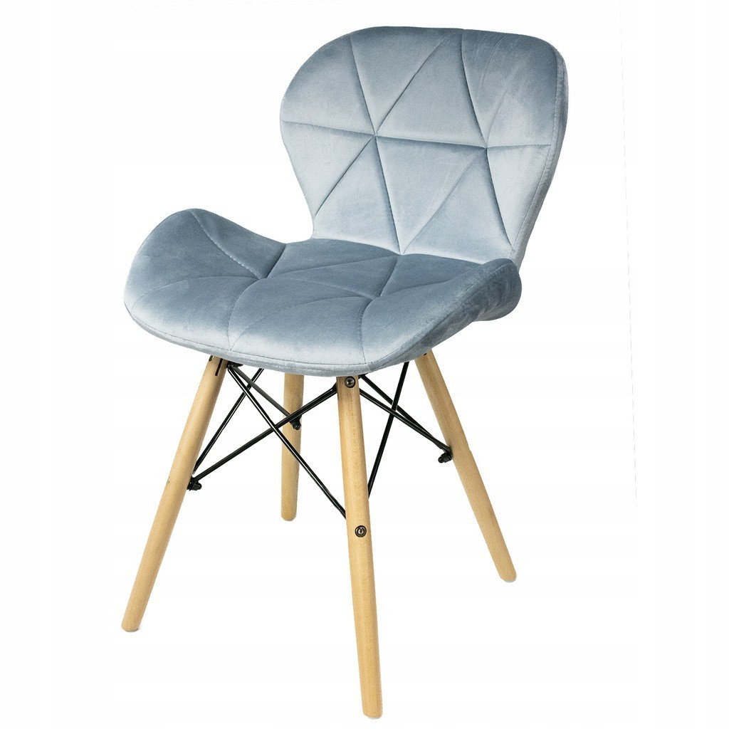 

Стул JUMI Scandinavian Design (велюр) blue
