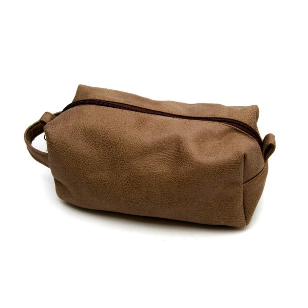 

Косметичка Gofin світло-коричнева тканинна KSM-28009