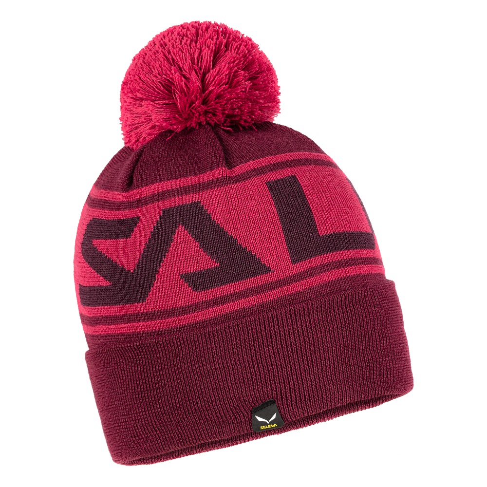 

Шапка Salewa Antelao Pom Beanie фіолетова