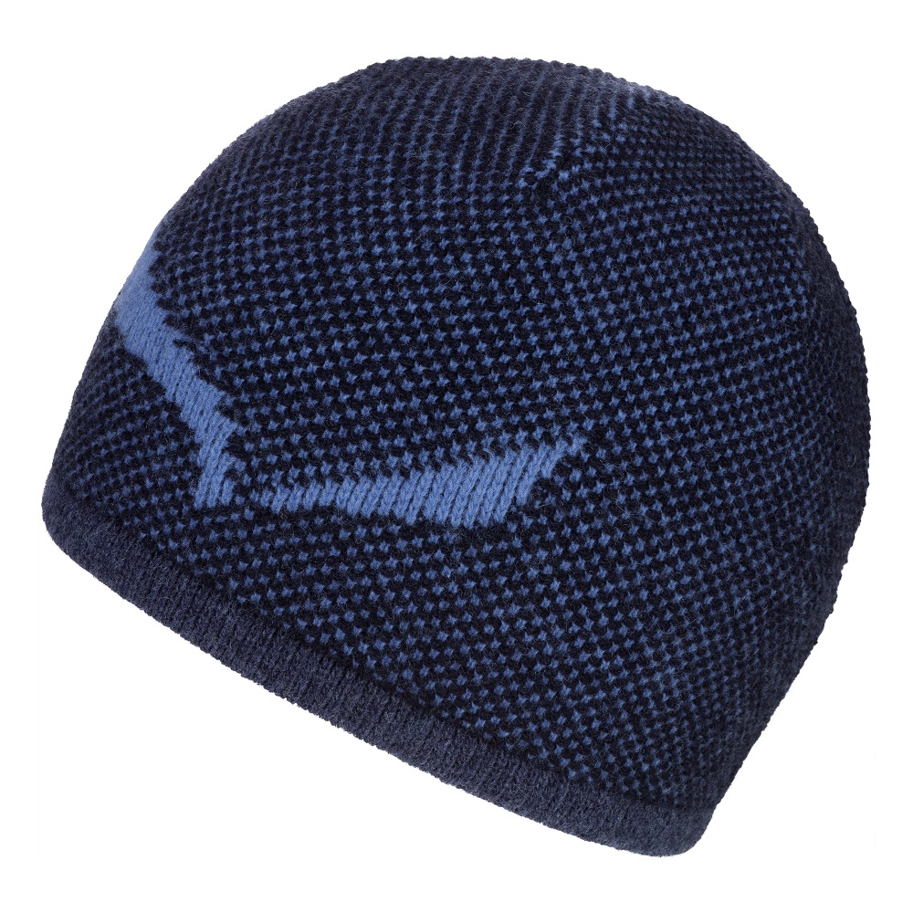 

Шапка Salewa Ortles Wool Beanie темно-синя