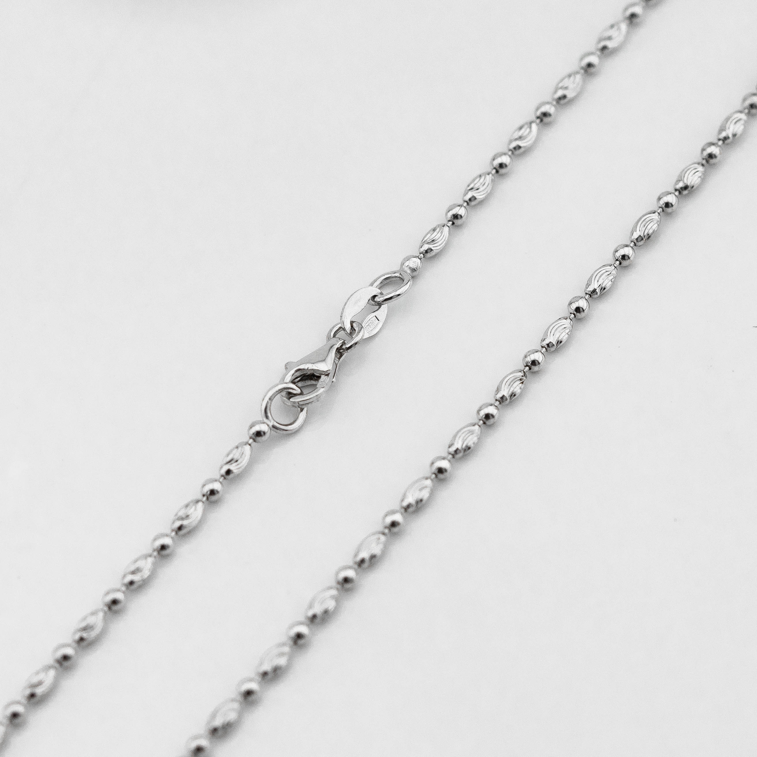 

Серебряная цепочка Шариковое плетение k23331 Диамант, 40 размер