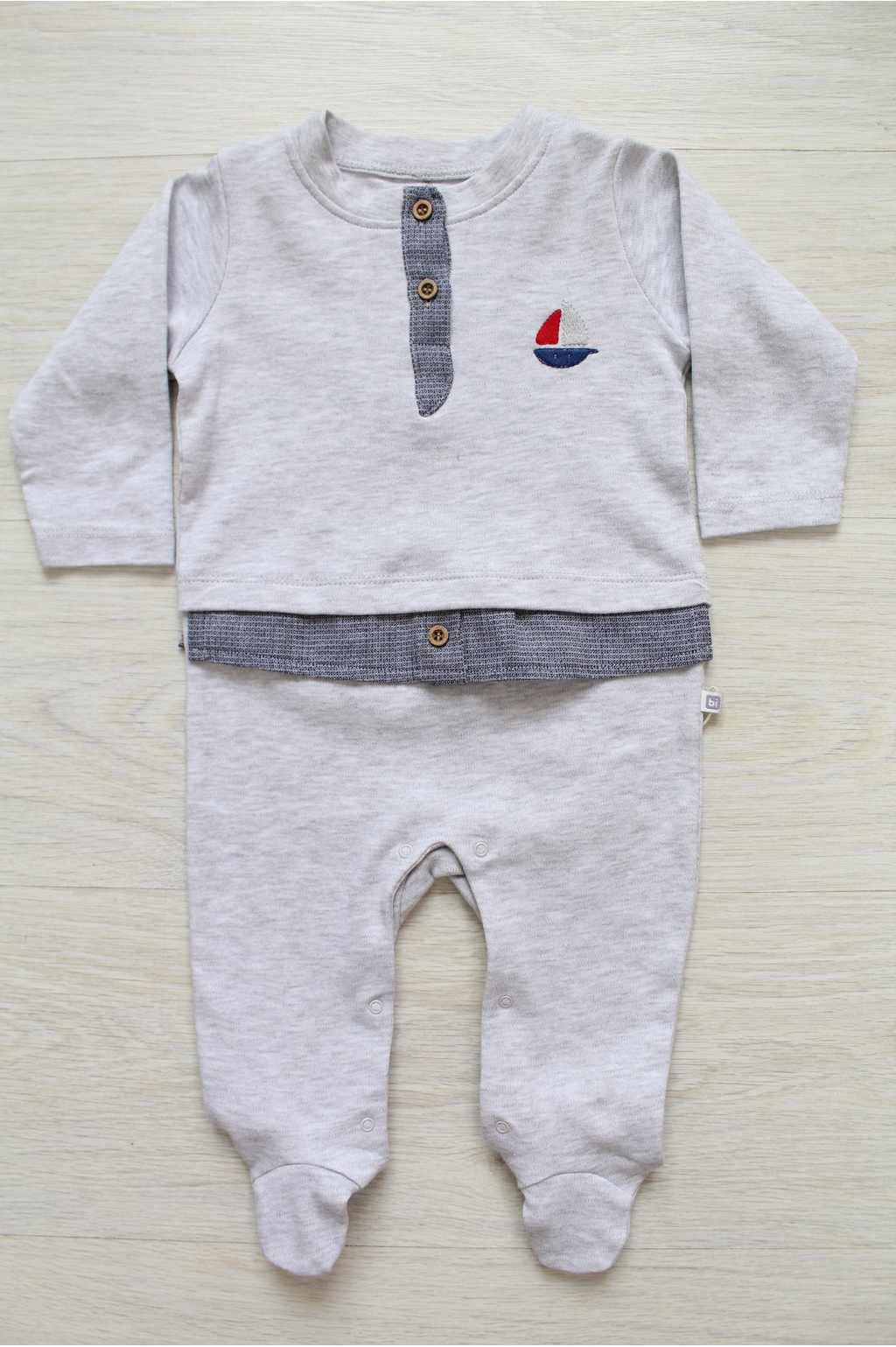 

Слип BiBaby 56 см Серый (8680767249137)