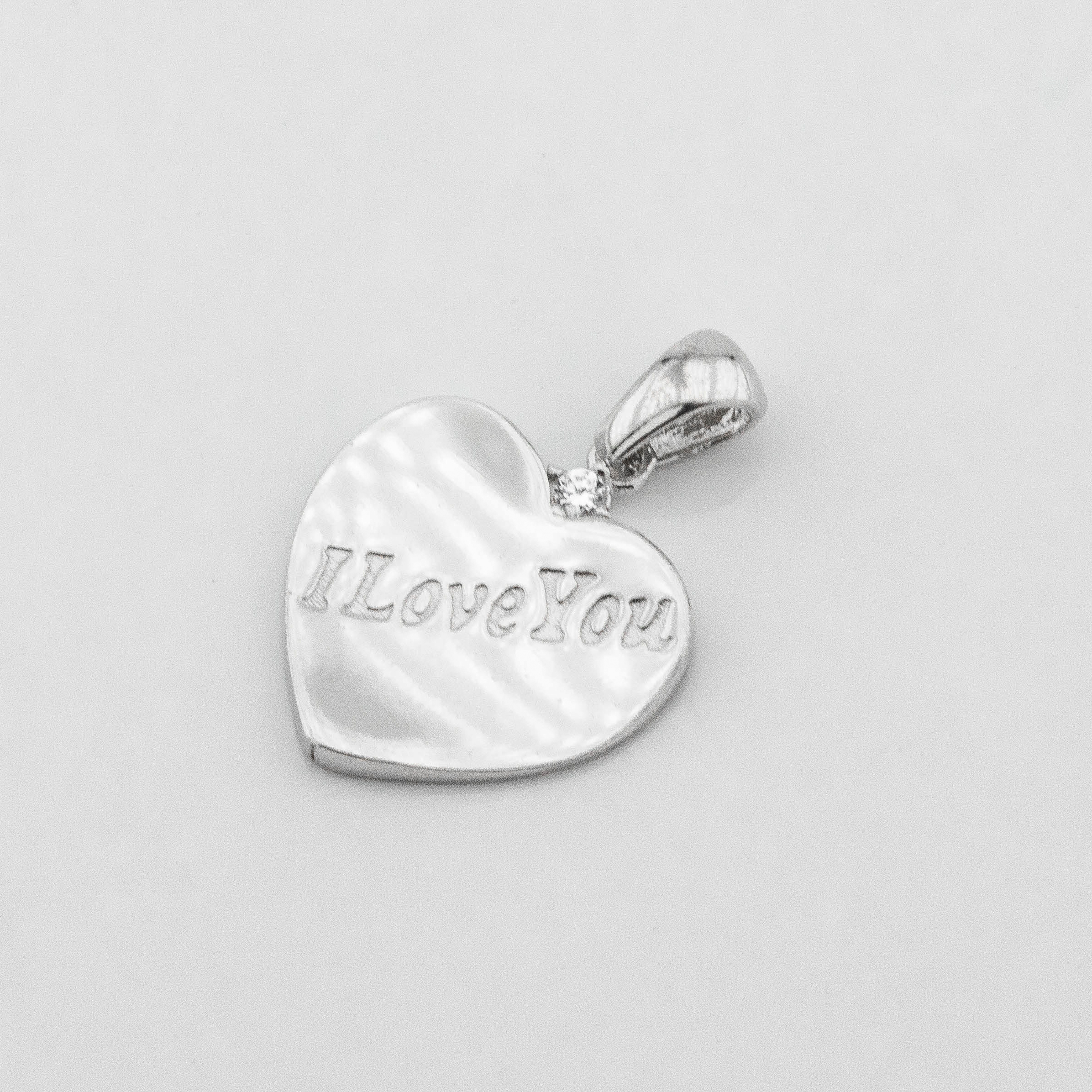 

Серебряная подвеска Я тебя люблю p13908 Диамант