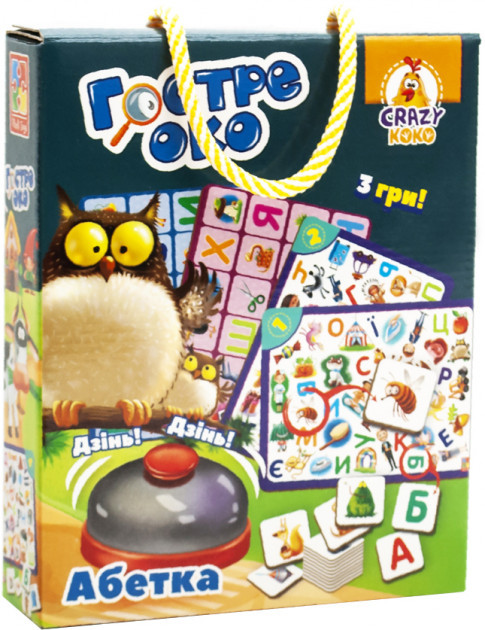

Игра настольная Vladi Toys Зоркий глаз Абетка VT8010-14