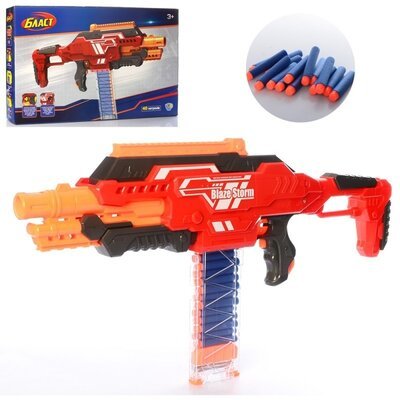 

Автомат Limo Toy 80528 мягкие пули 40шт, звук