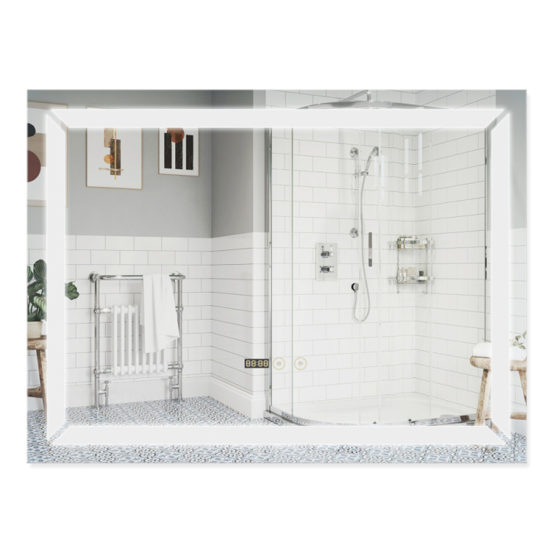 

Дзеркало Qtap Mideya з антизапотіванням (DC-F605) 800х600 QT2078F605W