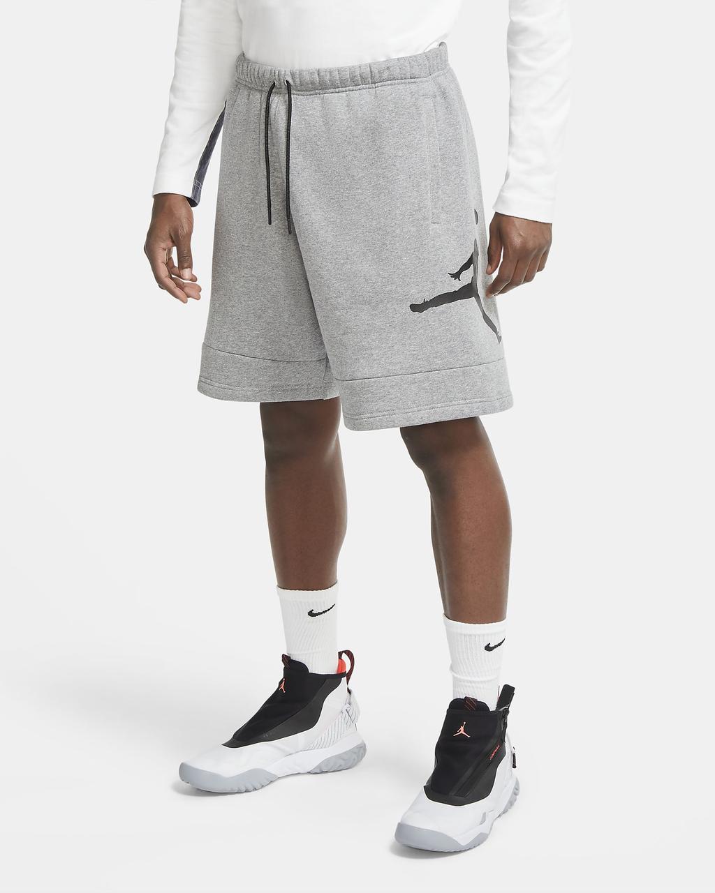 

Шорты Jordan Jumpman Air Men's Fleece Shorts CK6707-091 Серый XXXL