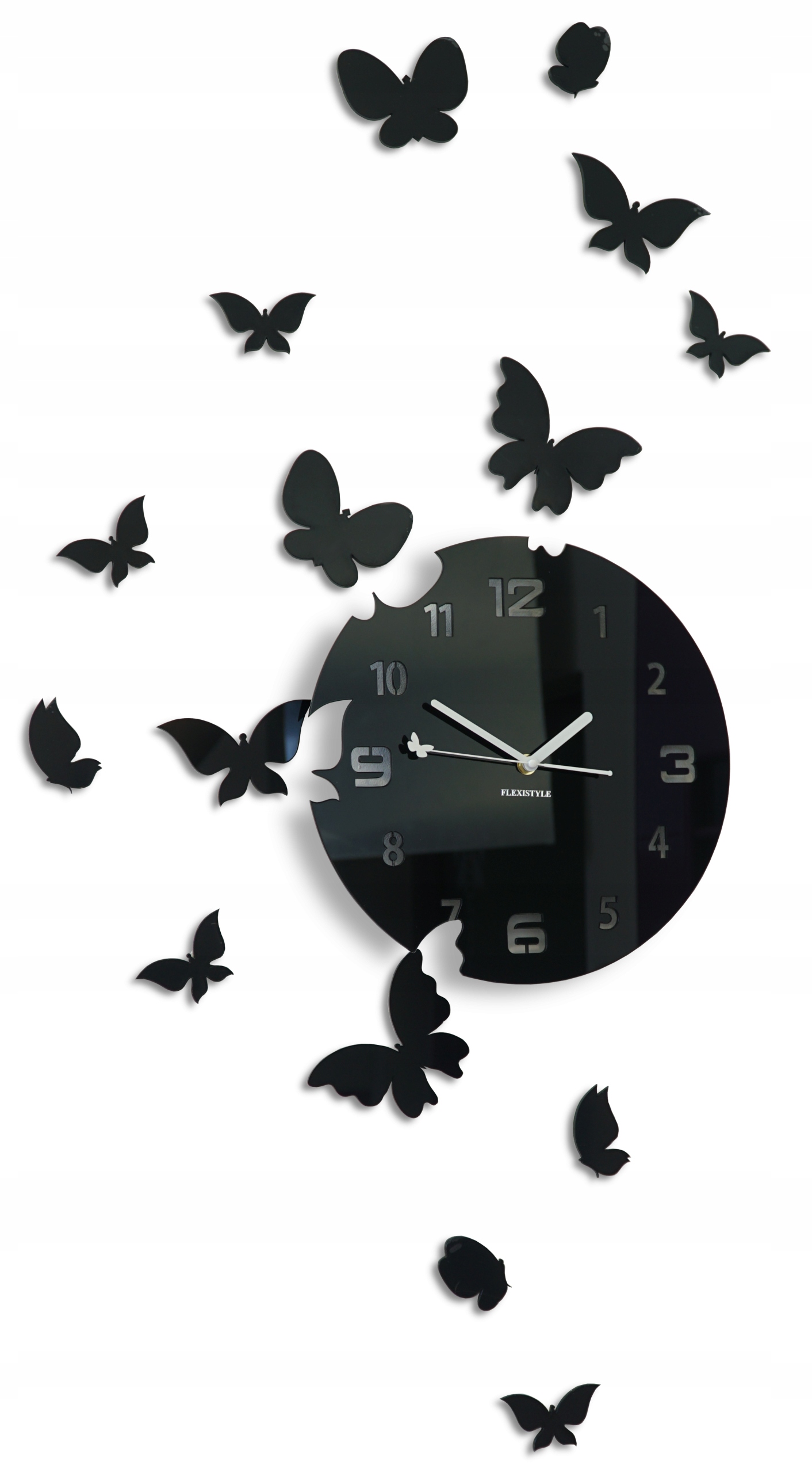 

Часы настенные Butterflies черные 30 см FLEXISTYLE (z4g 1-2-2)