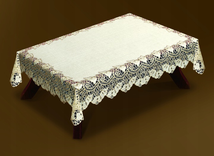 

Прямоугольная скатерть 150 x 300 см Mondomi бежевая