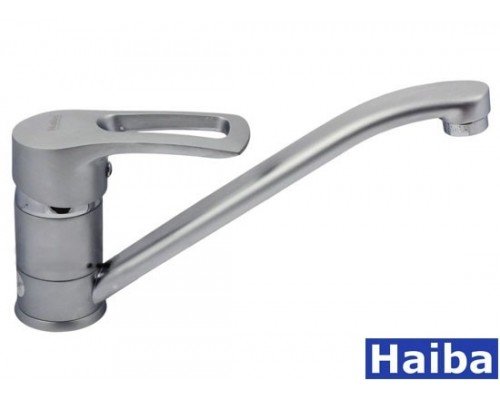 

Смеситель для умывальника Haiba Hansberg елка 25 см SATIN 004 (HB0181)