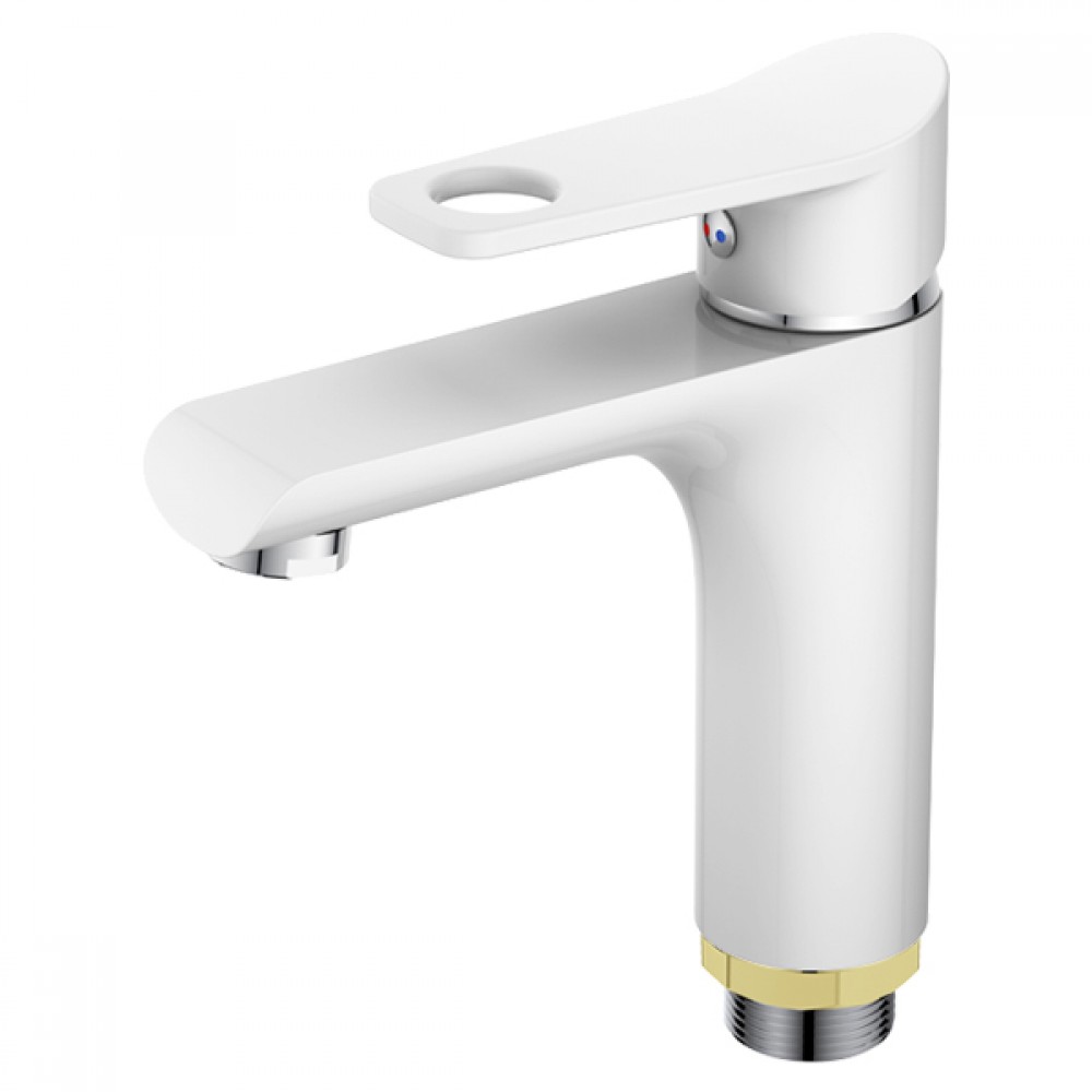 

Смеситель для умывальника MIXXUS DALLAS 001 NUT (WHITE) (MX0027)