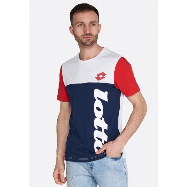

Футболка мужская Lotto ATHLETICA LG TEE JS M NAVY BLUE/FLAME RED 214433/1ZM