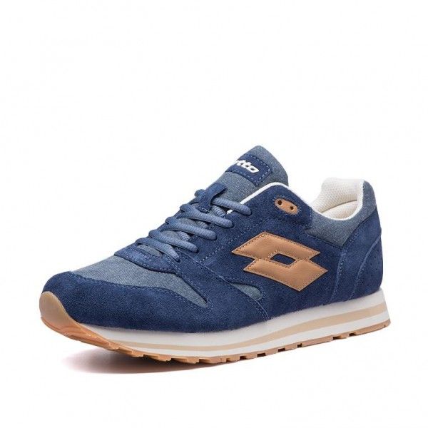 

Кроссовки мужские Lotto TRAINER XI CVS 42 DARK DENIM/TAN BROWN L57961/0JX