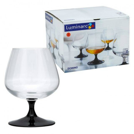 

Набір келихів для коньяку (LM-3030j-9724e) Luminarc Domino 410 мл 4 шт.