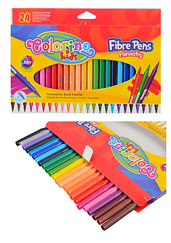

Фломастеры 24 цвета Fibre Pens Colorino (14625PTR1)
