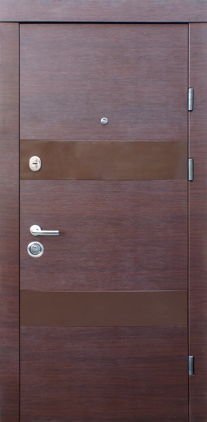 

Входная дверь Qdoors Вита - М орех горизонталь (950х2050) мм