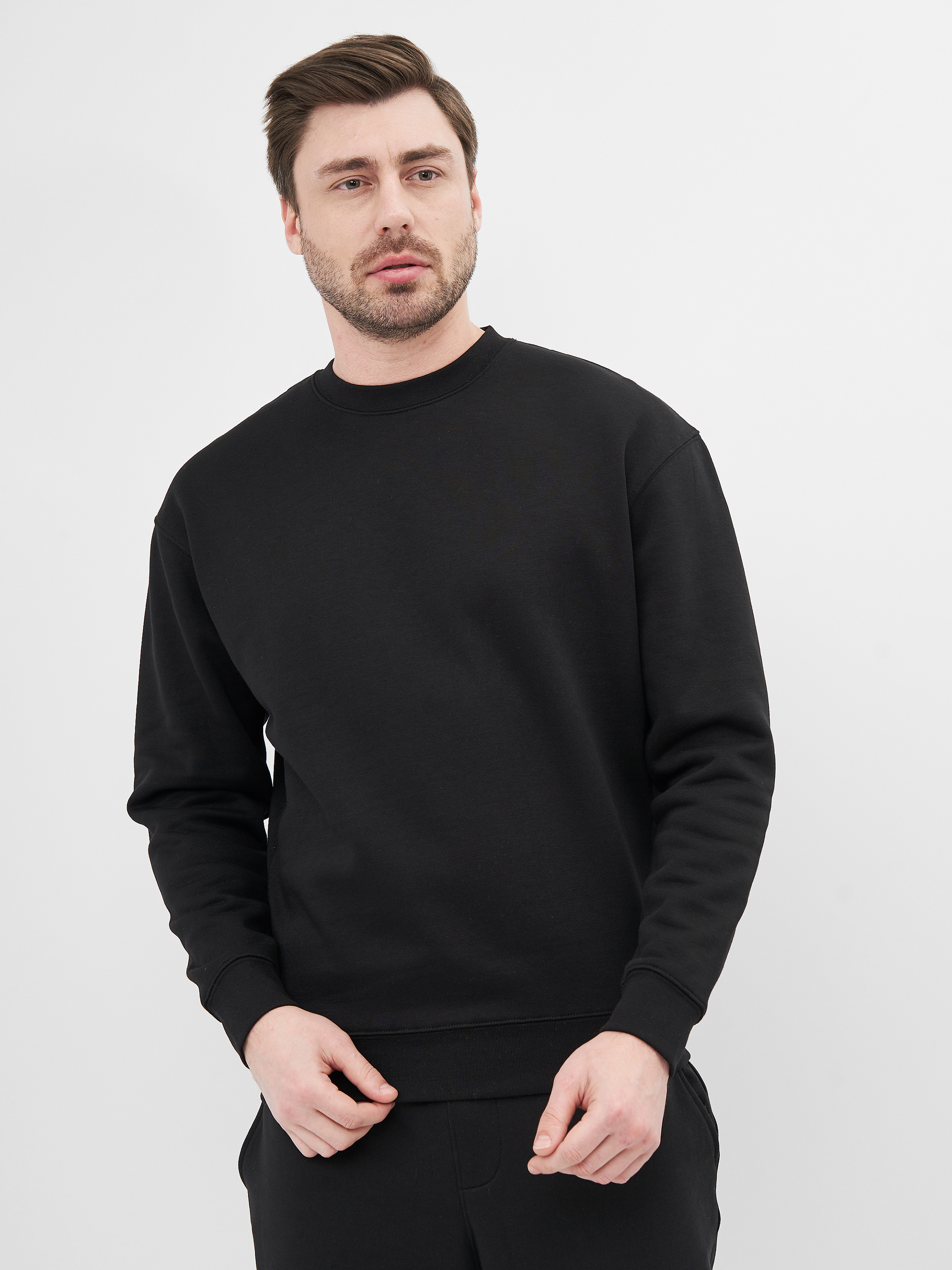 Акція на Світшот JHK Sweatshirt SWRA290-BK XL від Rozetka