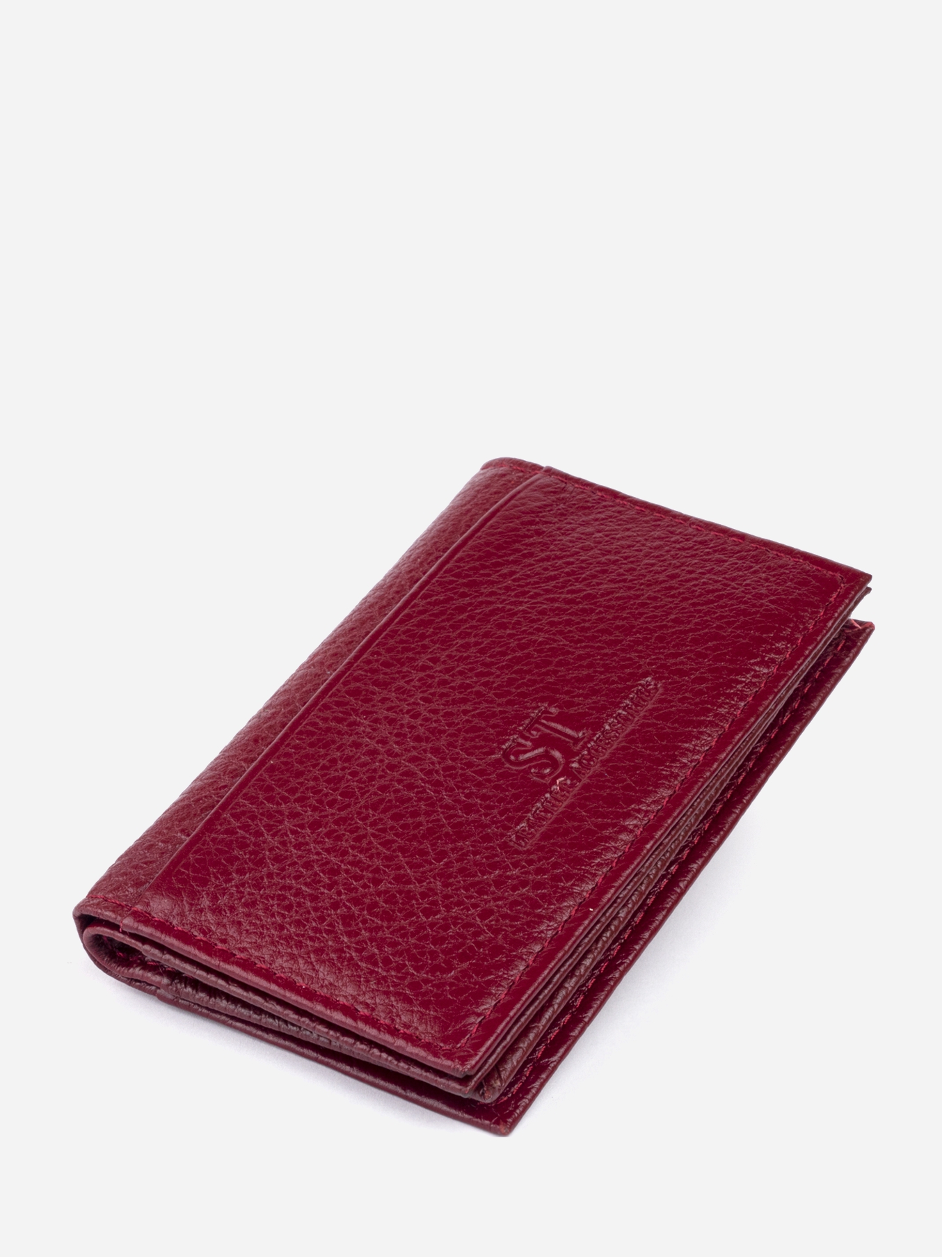 

Визитница ST Leather Accessories 19218 Бордовая