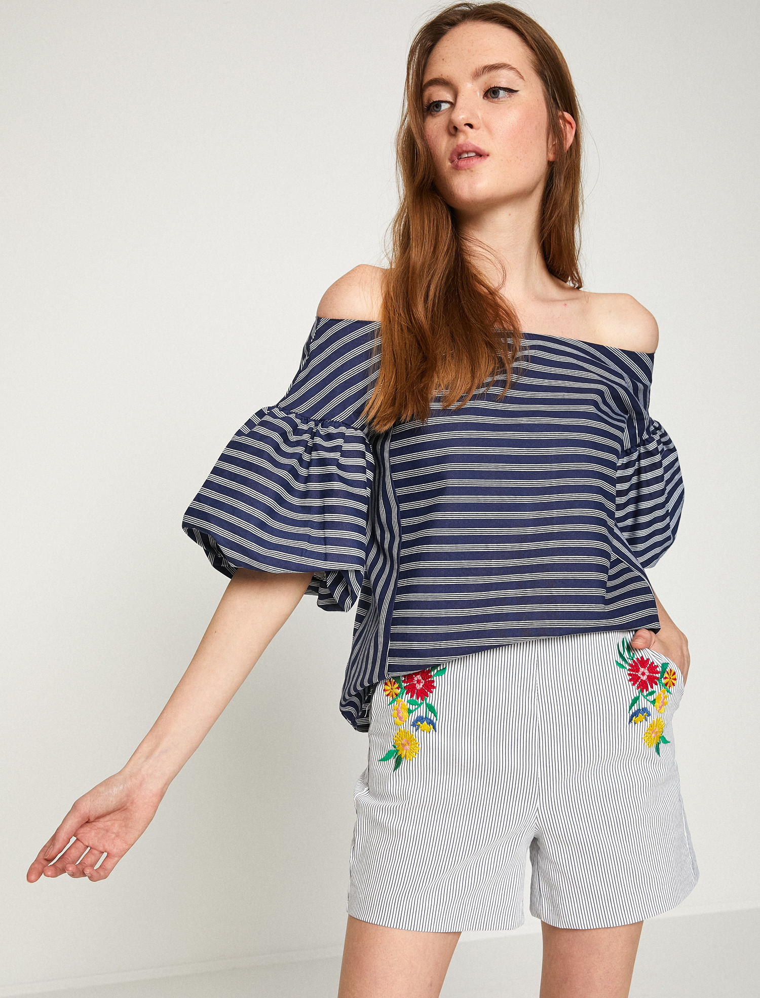 

Блузка Koton 8YAK63942OW-L89  Navy Stripe, Блузка Koton 8YAK63942OW-L89 34 Navy Stripe