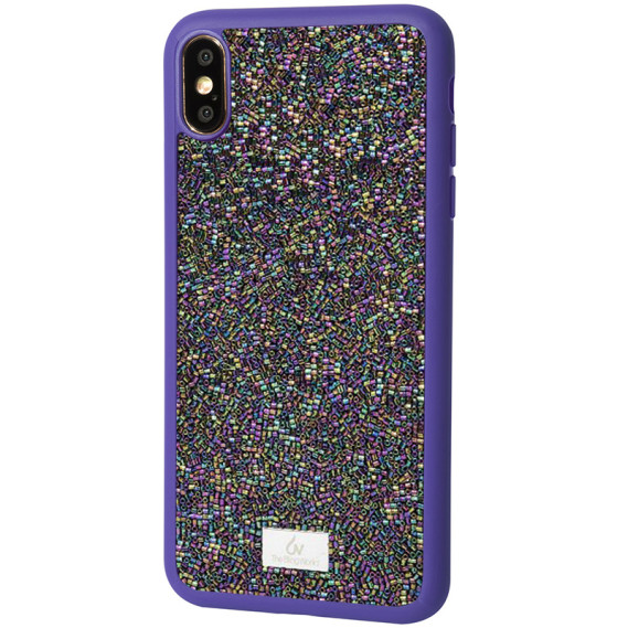 

Чехол со стразами Bling World Brilliant Case для Apple iPhone XS Max (6.5") (Фиолетовый)