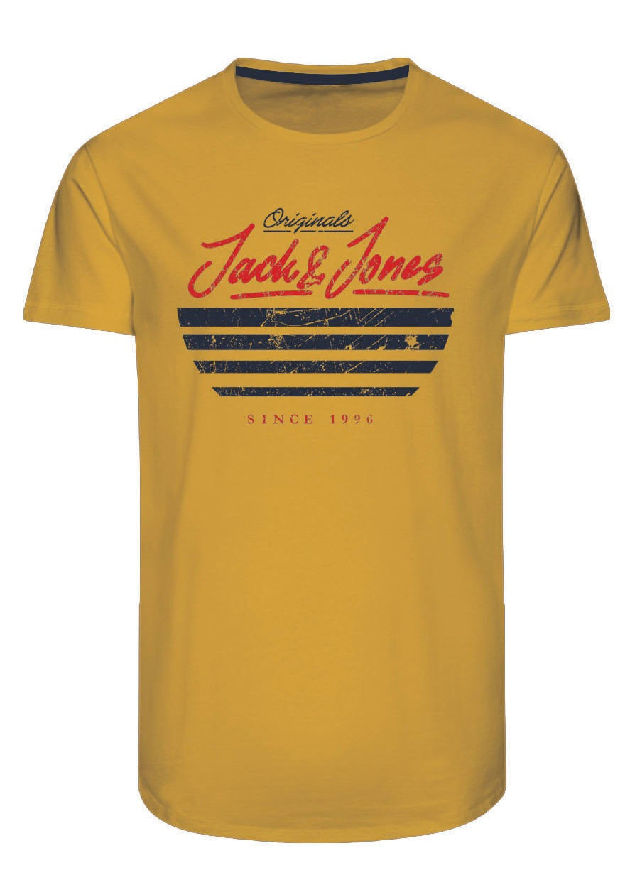 

Футболка Jack & Jones  Желтая, Футболка Jack & Jones S Желтая