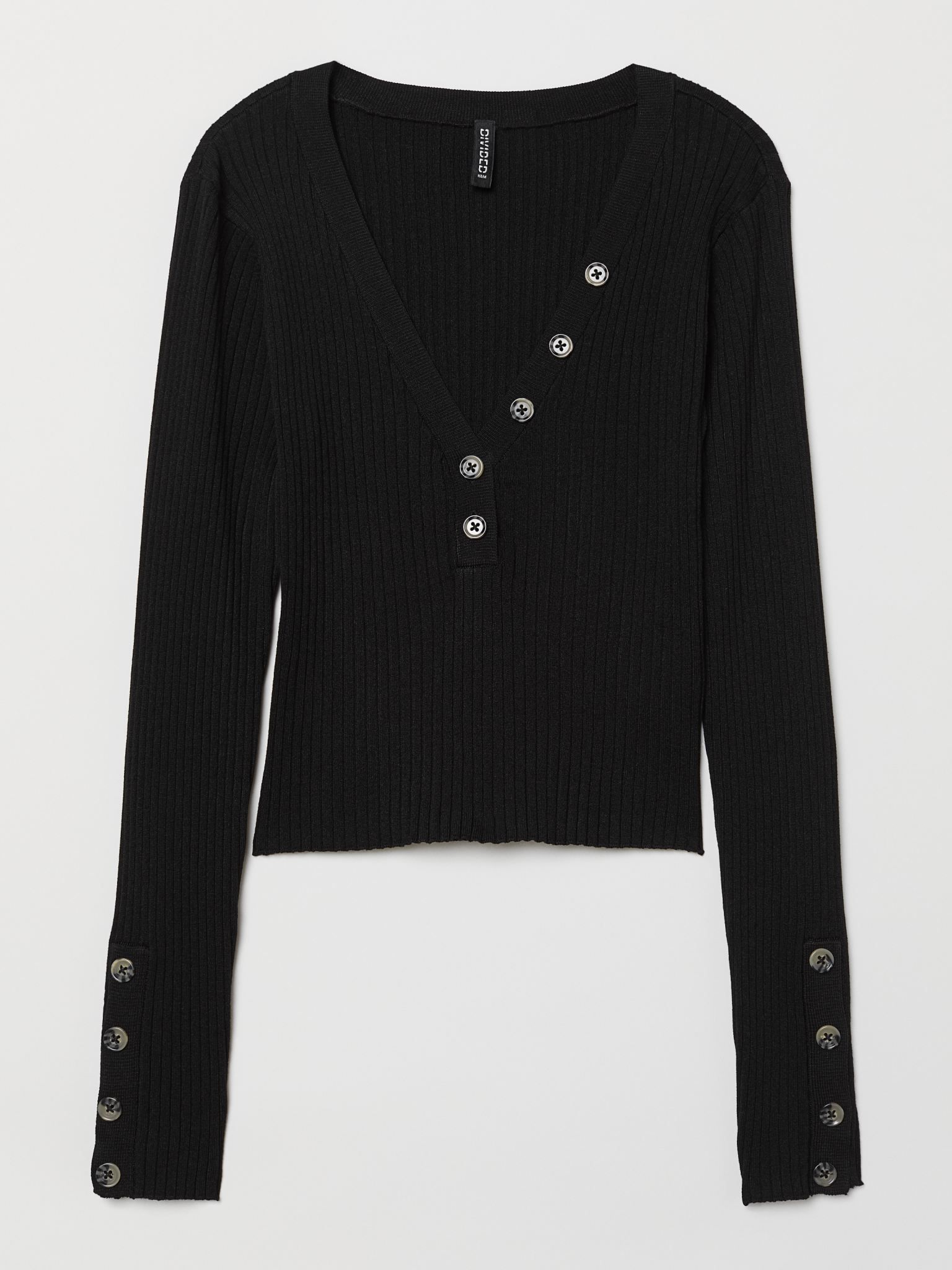 

Пуловер H&M 0717020-8  Черный, Пуловер H&M 0717020-8 S Черный