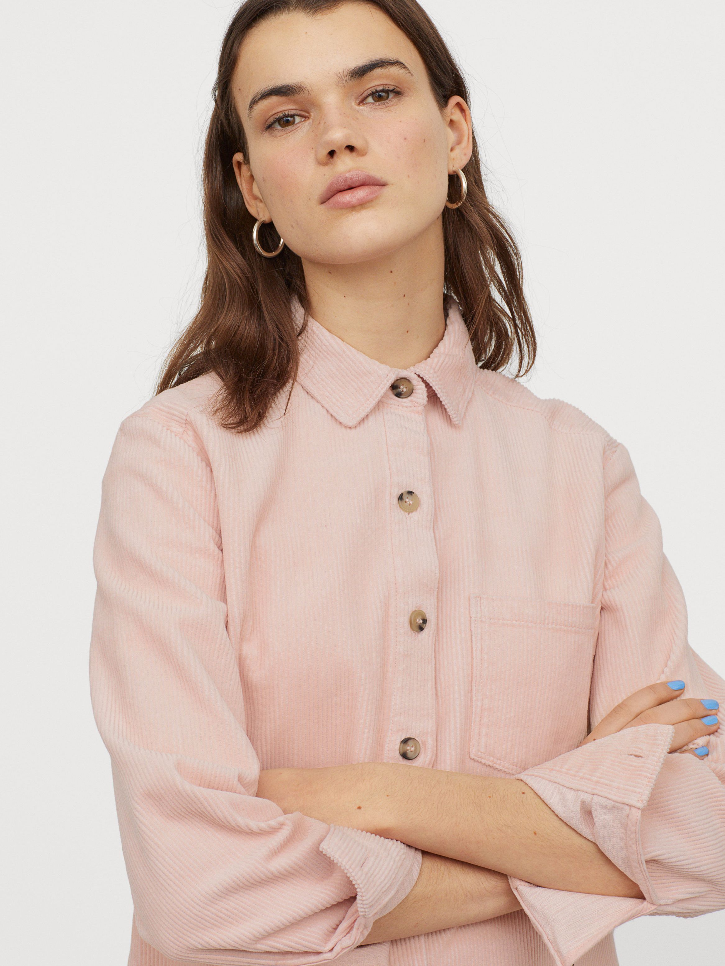 

Рубашка H&M 0874600-1 40 Розовая