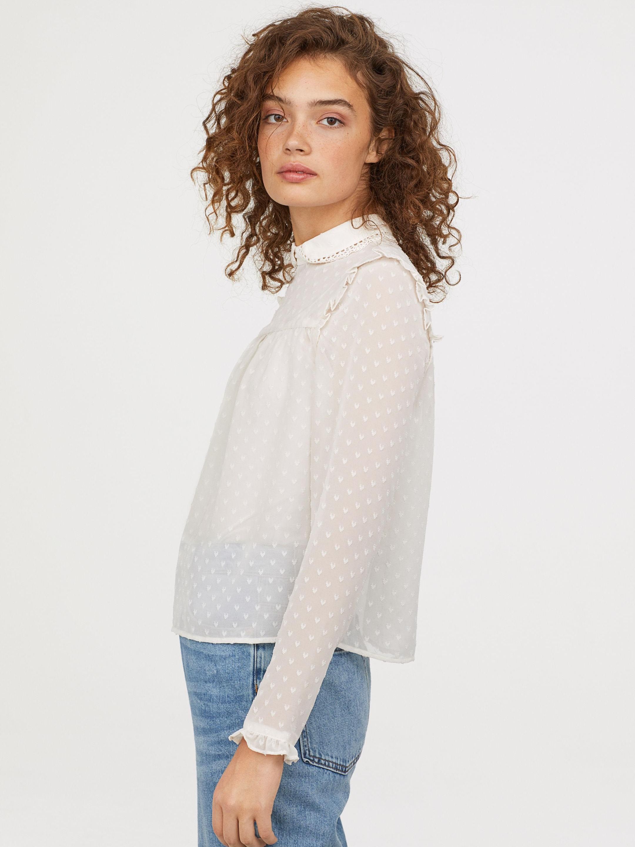 

Блузка H&M 0677737-8 36 Белая