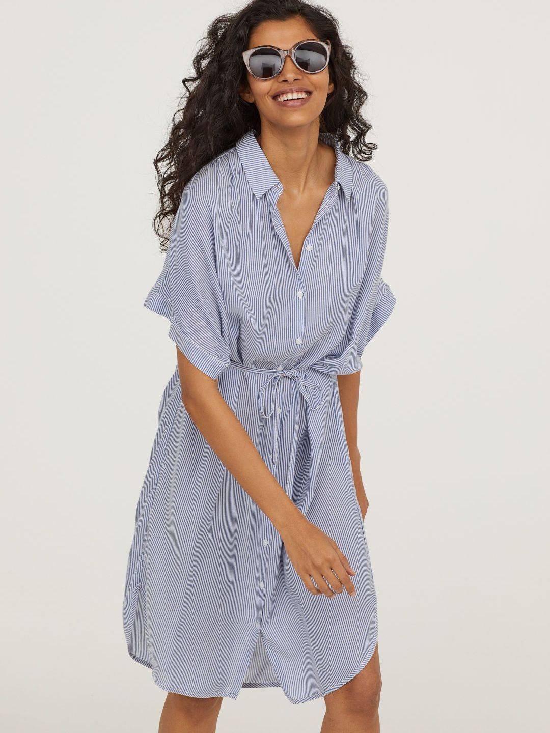

Платье H&M 0577400-7  Голубое, Платье H&M 0577400-7 38 Голубое