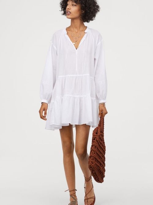 

Туника H&M 0797119-0 M Белая